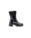 Botas Militares Mujer Piel Negro Cordones Iberico JAM-5790 59,50 €