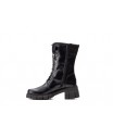 Botas Militares Mujer Piel Negro Cordones Iberico JAM-579059,50 €