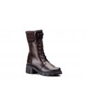 Botas Militares Mujer Piel Marrón Cordones Iberico JAM-5790 59,50 €