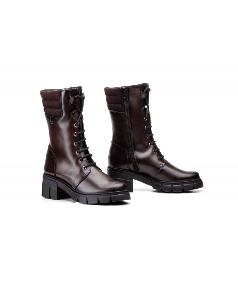 copy of Botas Militares Mujer Piel Negro Cordones Iberico JAM-579059,50 €