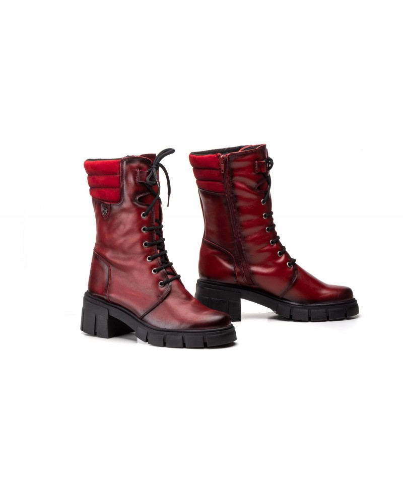 Botas Militares Mujer Cordones Iberico