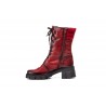 Botas Militares Mujer Piel Burdeos Cordones Iberico JAM-5790 59,50 €