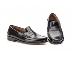 Castellanos Hombre Piel Negro Antifaz Suela Cuero CA-102 59,50 €