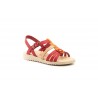 Sandalias Niña Piel Rojo Naranja Hebilla 807-ROJO-NARANJA 39,90 €