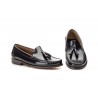 Castellanos Hombre Piel Negro Borlas Suela Cuero CA-103 59,50 €