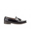 Castellanos Hombre Piel Negro Borlas Suela Cuero CA-103 59,50 €