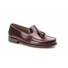 Castellanos Hombre Piel Burdeos Borlas Suela Cuero CA-103 59,50 €