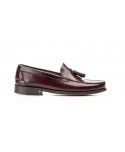 Castellanos Hombre Piel Burdeos Borlas Suela Cuero CA-103 59,50 €