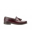 Castellanos Hombre Piel Burdeos Borlas Suela Cuero CA-103 59,50 €