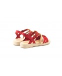 Sandalias Niña Piel Rojo Naranja Hebilla 807-ROJO-NARANJA 39,90 €