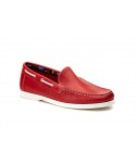 Náuticos Hombre Piel Rojo Suela Blanca Sachini SCN-1060 49,00 €