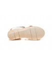 Sandalias Mujer Piel Blanco Plata Gel AE-64029,90 €