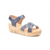 Sandalias Mujer Piel Marino Plata Gel AE-640 29,90 €