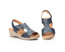 Sandalias Mujer Piel Marino Láser Morxiva MX-4002 44,90 €