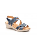 Sandalias Mujer Piel Marino Elásticos MX-400644,90 €