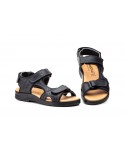 Sandalias Califonianas Hombre Piel Negro Morxiva MX-3700744,90 €