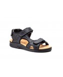 Sandalias Califonianas Hombre Piel Negro Morxiva MX-3700744,90 €