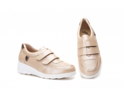 copy of Deportivos Mujer Piel Negro Plata Velcro IB-558244,90 €