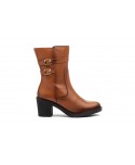 Botas Mujer Piel Cuero Hebillas Tacón JAM-90686 69,89 €