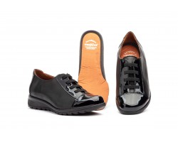 Zapatos Comodos Mujer Piel Negro Plantilla Extraible MX-301 49,00 €