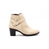 Botines Elegantes en Piel Natural con Detalle de Hebilla 2315 49,00 €