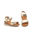 Sandalias Mujer Piel Platino DSD-16044,95 €