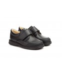 Shoes Schoolboy Child Black Leather Closure Type Velcro Serna SERNA-101244,90 €