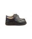 Shoes Schoolboy Child Black Leather Closure Type Velcro Serna SERNA-101244,90 €