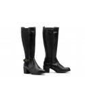 Botas Alta Mujer Piel Negra Tacón 95220 74,95 €