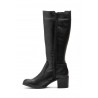 Botas Alta Mujer Piel Negra Tacón 95220 74,95 €