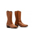 Botas Camperas Mujer Piel Napa Cuero Tacón Cubano PYM-940 69,95 €