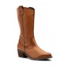 Botas Camperas Mujer Piel Napa Cuero Tacón Cubano PYM-940 69,95 €