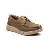 Náuticos Hombre Piel Nobuck Taupe Cordones Route 83 RS24201-3 49,95 €