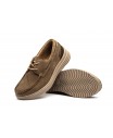 Náuticos Hombre Piel Nobuck Taupe Cordones RS24201-349,95 €