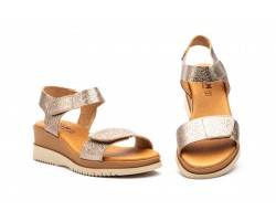 Sandalias Mujer Piel Grafito DSD-160