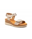 Sandalias Mujer Piel Grafito DSD-160