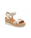 Sandalias Mujer Piel Platino Duendy 3847 49,95 €