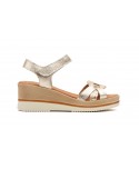 Sandalias Mujer Piel Platino Duendy 3847 49,95 €