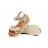 Sandalias Mujer Piel Platino Duendy 3847 49,95 €