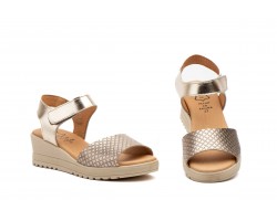 Sandalias Mujer Piel Platino AE-64944,95 €