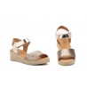 Sandalias Mujer Piel Platino Alto Estilo AE-649 44,95 €