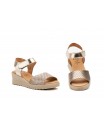 Sandalias Mujer Piel Platino Alto Estilo AE-649 44,95 €