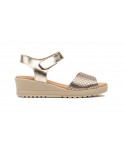 Sandalias Mujer Piel Platino Alto Estilo AE-649 44,95 €