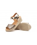 Sandalias Mujer Piel Platino Alto Estilo AE-649 44,95 €