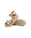 Sandalias Mujer Piel Platino Alto Estilo AE-649 44,95 €
