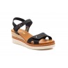 Sandalias Mujer Piel Negro Cuña Encantto 36095 49,95 €
