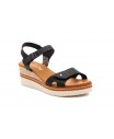 Sandalias Mujer Piel Negro Cuña 3609549,95 €