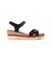Sandalias Mujer Piel Negro Cuña 3609549,95 €