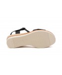 Sandalias Mujer Piel Negro Cuña Encantto 36095 49,95 €