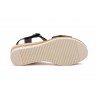 Sandalias Mujer Piel Negro Cuña Encantto 36095 49,95 €